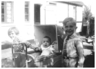 Jytte, Helgas datter Grethe og Børge	1936.