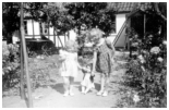 Yvonne, dukke Lise og Esther 1946.