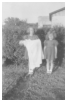Esther og Yvonne. 1947. Vi er nu flyttet til Nr.Alslev.