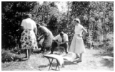 Astrid, Esther, Karl og Esther.1956.