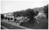 Udsigten fra hotellet i Ålborg. 1959.