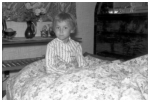 Lone overnatter hos på Esther og Yvonnes værelse.1959.