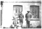 Agnete, Helmer, Verner og lille Johanne. 1932.